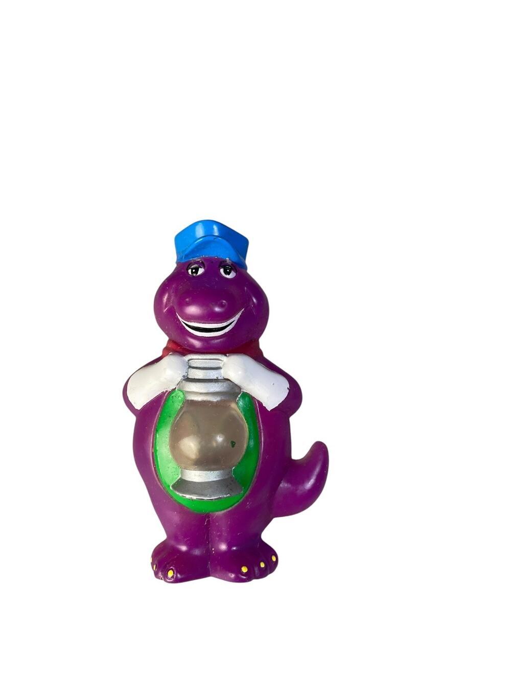 Vintage 90’s Barney The Dinosaur Holding A Lantern Plug In Nightlight